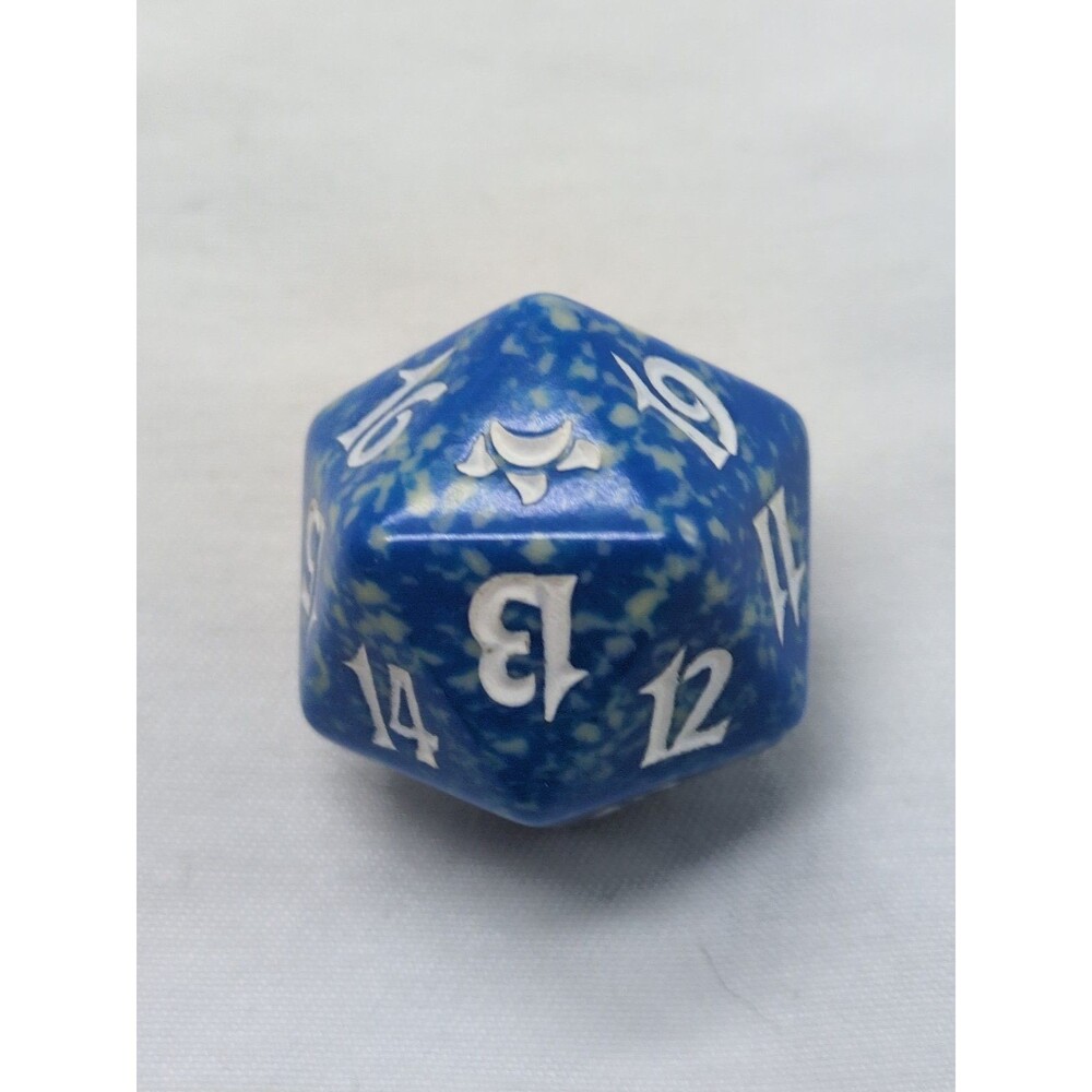 Magic The Gathering Morningtide Blue D20 Spindown Die